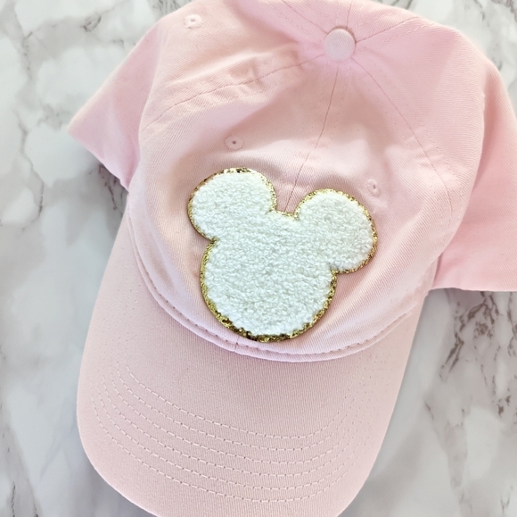 Accessories - Chenille disney pink mickey hat